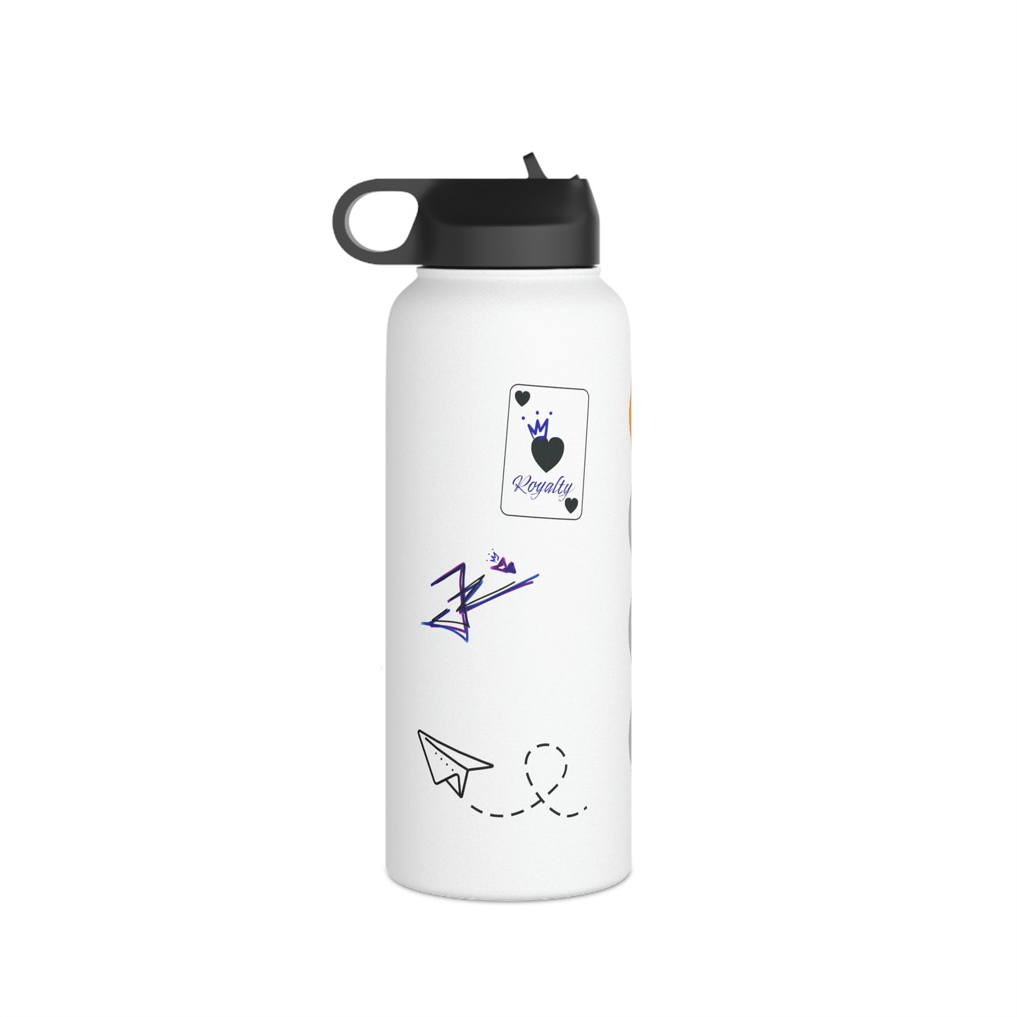 Airplane Mode- Stainless Steel Water Bottle, Standard Lid